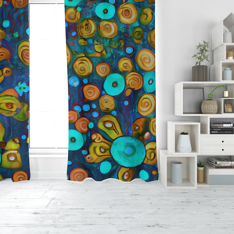 Tripolia Room Darkening Curtain Pair, 56" W x 78" L