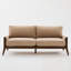 Hester moderne en tissu avec structure en bois robuste-1956846001