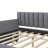 Full-Sized Upholstered Daybed With An Integrated Trundle-1998382366