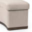 Banc rembourré en mélange de polyester CANDACE