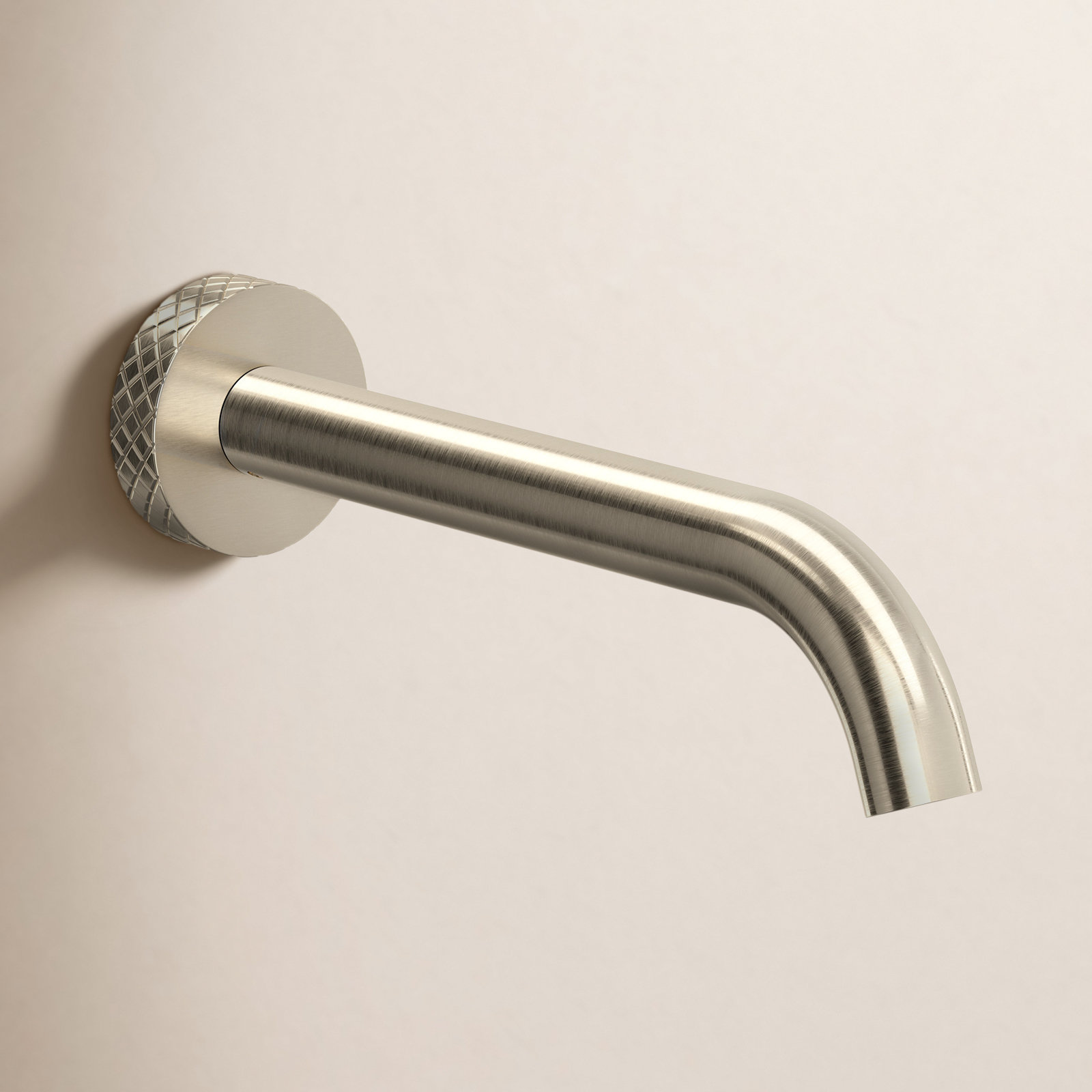 Tenerife Wall Mount Tub Spout, Satin Nickel