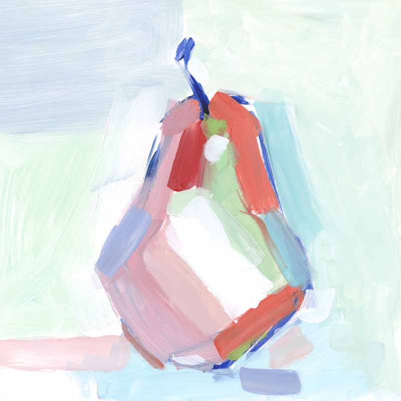 "Edible Art II" par Ethan Harper - peinture sur toile tendue, H 12 po x l 12 po