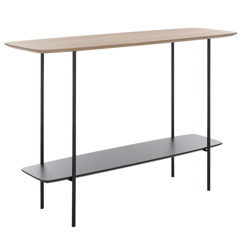 Kincannon 47.25'' Console Table, Light Gray Oak