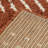 Baity Chevron Burnt Orange/White Area Rug-1726879417