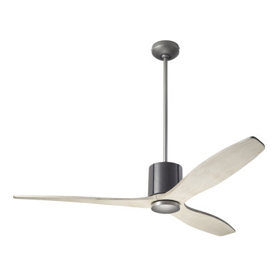 LeatherLuxe Downrod Ceiling Fan