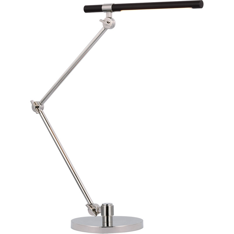 Ian K. Fowler Heron Large Desk Lamp, Polished Nickel