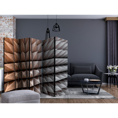 Bellow 172cm H Solid Wood Folding Room Divider