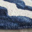 Tapis bleu marine en laine fait à la main Adelei-1800329741