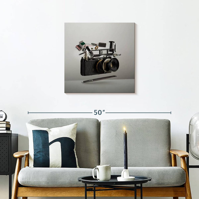 Senne Disassembled Analog Camera, 24" H x 24" W