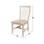 Chaise en bois massif Audrey-136113968