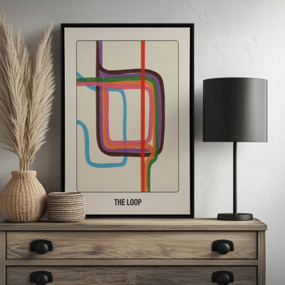 Chicago Transit The Loop by Deny Designs Art Print