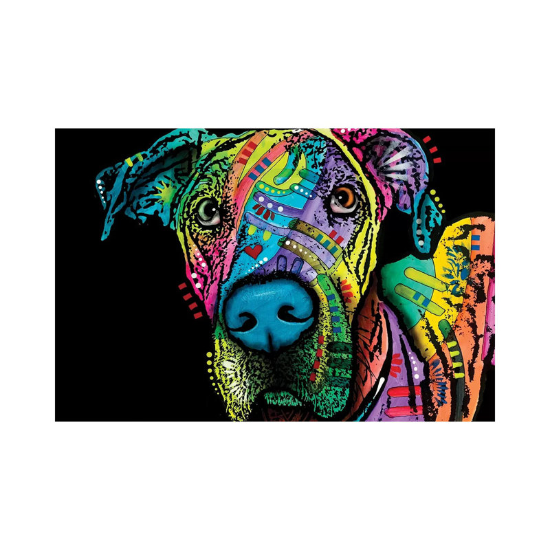 Indelible Dane by Dean Russo - Print on Canvas, Wrapped Canvas, 30.48cm H x 45.72cm W x 1.91cm D