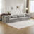 Compression Mahjong Sofa,Convertible Floor Sofa Bed,DIY Boneless Modular Sectional Sofa,No Assembly Required,Circle Fleece Fabric,Oversized 4 Seater With 4 Pillows,Light-Grey-86091866