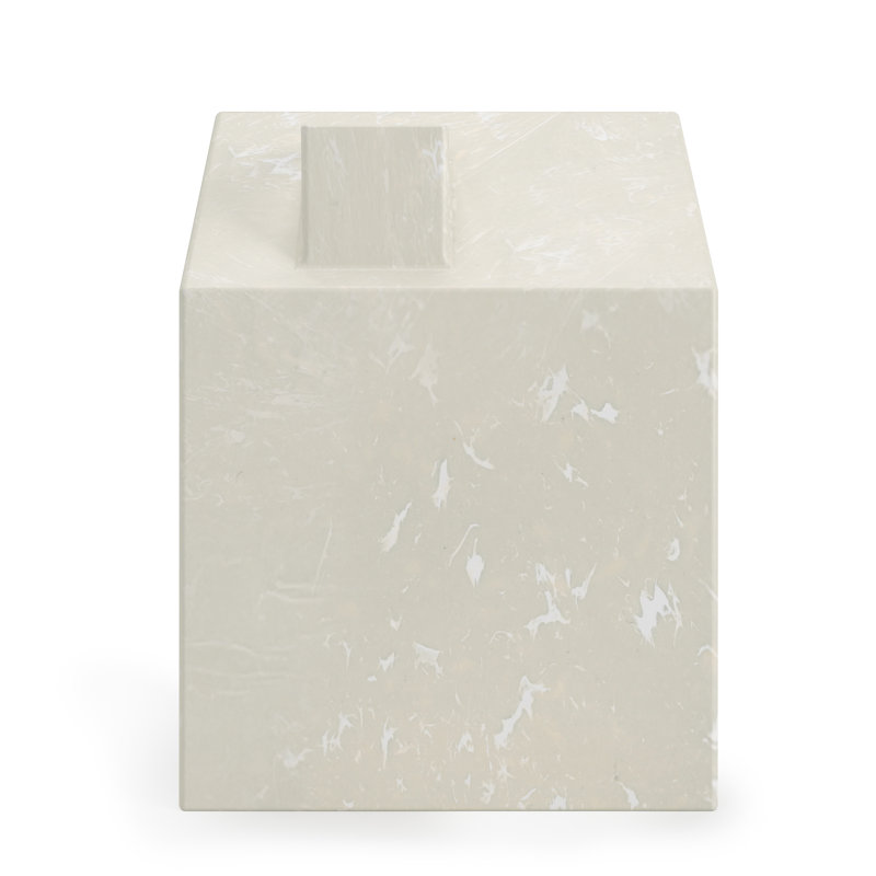 Casa Squared Tissue Box Cover and Dispenser, Ocean Sand