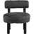 Tissu noir en peau de mouton vegan
