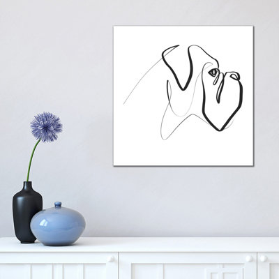 Boxer by Dane Khy - Wrapped Canvas Gallery-Wrapped Canvas Giclée