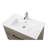 32-Inch White Ceramic Bathroom Sink, Fits 32-Inch Vanity,Pre-Drilled Faucet Hole,Modern Minimalist Design,Durable & Easy To Clean Includes only the sink, does not include the cabinet