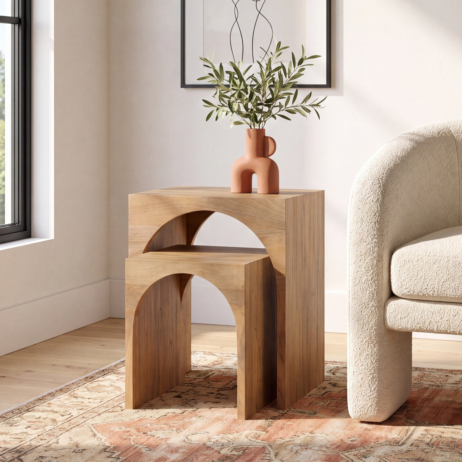 Coletta 20" Mango Nesting End Tables