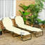 Chaises longues 2 pièces