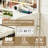 White Large Vanity Desk With Mirror And Lights, Storage Stool, Makeup Dressing Table For Bedroom
