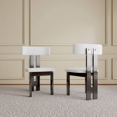 Chaises de salle à manger en velours