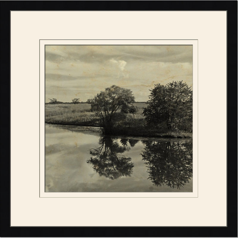Pond Reflections IV - Photographie de cadre photo sur papier