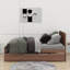 Lit plateforme simple en bois avec lit gigogne Modern Design-1864763108