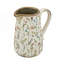 Vase rond en céramique 8,1 x 5,7 x 9,1 po avec motifs floraux multicolores-426464256-426464263