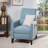 Stylish Push-Back Recliner With Nailhead Accents And Birch Wood Legs For Comfort And Elegance-975628014