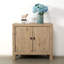 Two Doors Cabient Weathered Natural 39x18x35H