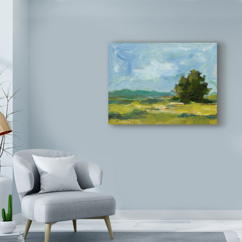 « field color study ii », reproduction sur toile tendue, H 14 po x l 19 po x P 2 po