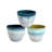 6in Assorted Watercolor Indoor/Outdoor Planter - 3pc Set