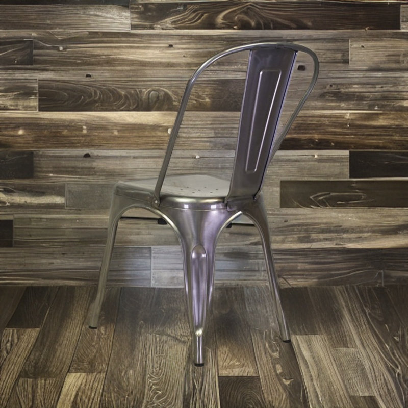 Jazharia 18.1'' H Metal Stacking Side Chair