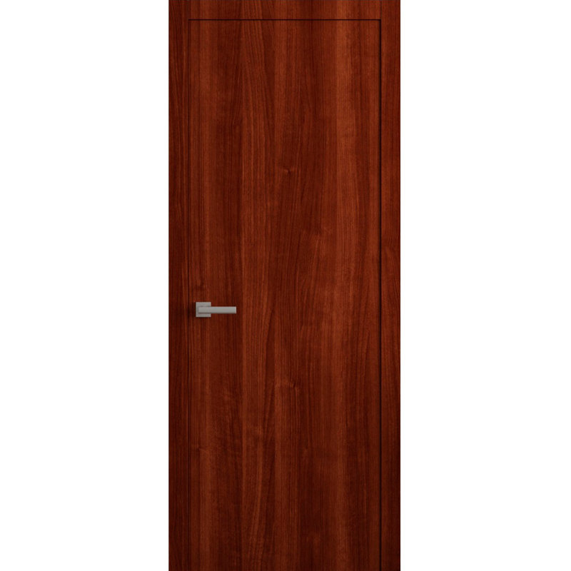 Intérieur de la porte française - Essentiel 8001 - Poignée simple à panneau régulier - Portes de salle de bain modernes