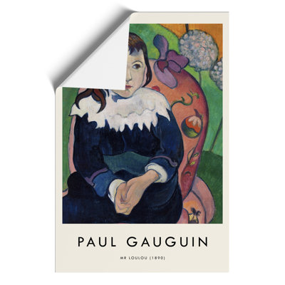 Portrait of a Child Print by Paul Gauguin - Frameless Print