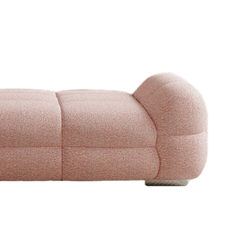 Coussin de banc, H 19,69 po x l 59,06 po x P 19,69 po, Rose