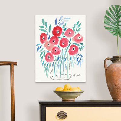 " Poppin' Poppies " by Kait Roberts Painting Print