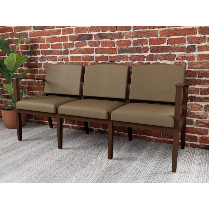 Canapé 3 places, Patriot Plus taupe, Noyer Riftwood