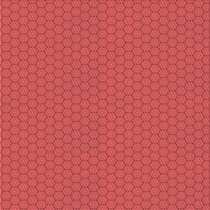 Tapis rouge en laine, Carré 5 pi