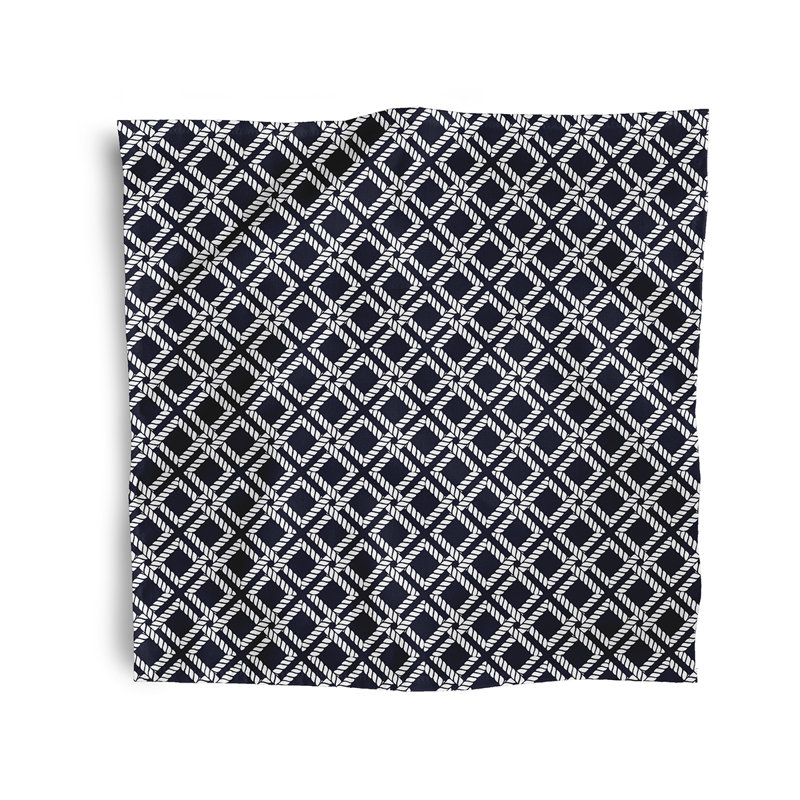 Lafran Rope Rigging Napkins, Navy