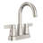 Centerset 2-handle Bathroom Faucet with Drain Assembly