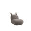 Chaise d'enfant en chenille marron en forme de cerf, 54,6 cm de large