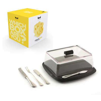 18/10 Stainless Steel, Glass Cheese Board