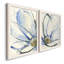 Cobalt & Paynes Petals I, toile encadrée de qualité supérieure - prête à être accrochée-1576150109-1576150103
