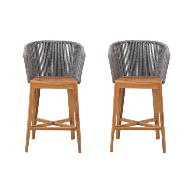 Ensemble de 2 tabourets de comptoir Nikolaus