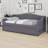 Upholstered Daybed With Light And Trundle-1162865310