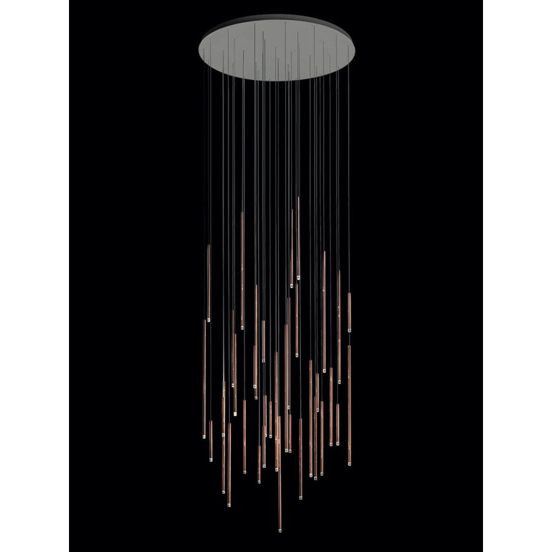 Lodes A-Tube Nano Suspension Lamp Black Cable Low-V, Terra, 11.81'' H X 0.78'' W X 0.78'' D