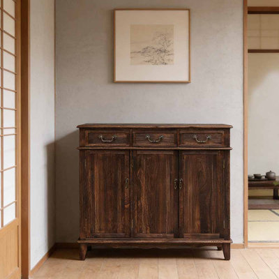 European-style shoe cabinet at the entrance