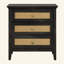 Table de chevet 3 tiroirs Coffee Boho