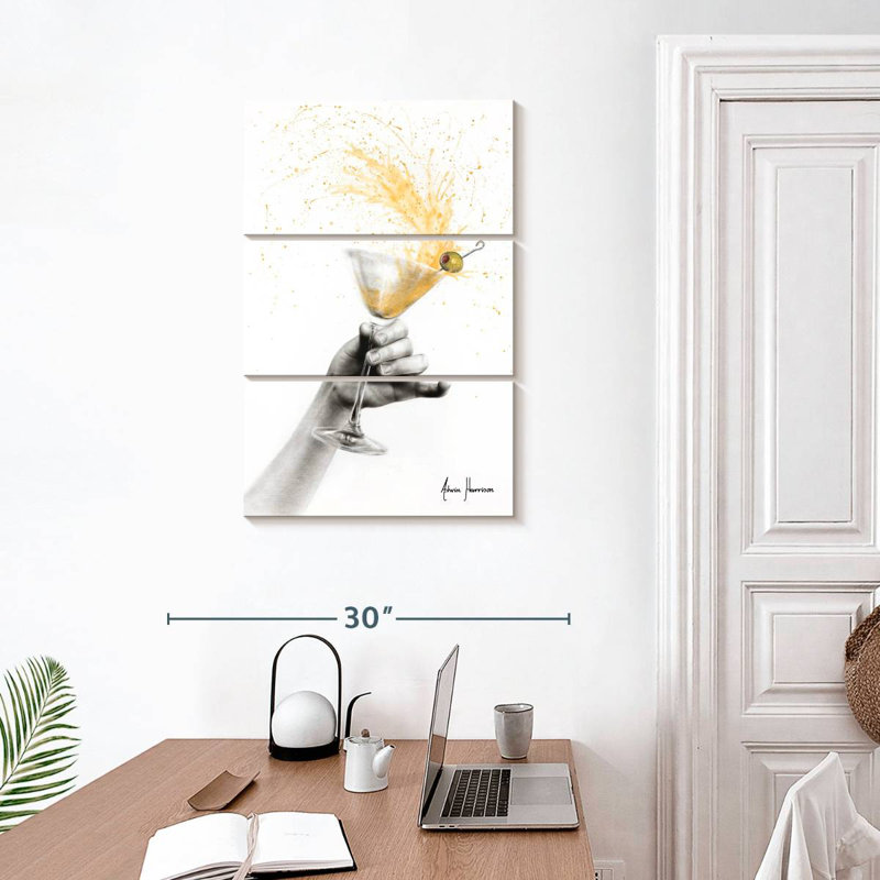 Martini secoué Yarlin, H 32 po x l 20 po